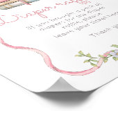 Nieuw Chapter Roze strik  Luier Raffle Poster (Hoek)