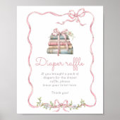 Nieuw Chapter Roze strik  Luier Raffle Poster (Voorkant)