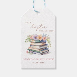 Nieuw Chapter Story boek Genderneutraal Baby showe Cadeaulabel