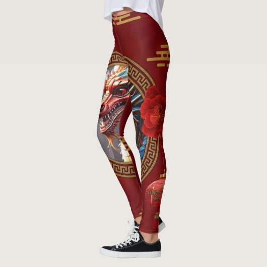 Nieuw Chinees drakenjaar Leggings (Links)