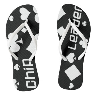 NIEUW! Chip Leader® Black Jack Sandals Teenslippers