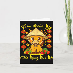 Nieuw Chuc Mung Nam Moi Vietnamees Kaart