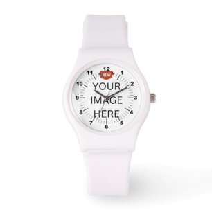 NIEUW! Dames Sportief Wit Silicon Horloge