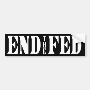 NIEUW Eind Fed (symmetrisch) Bumpersticker
