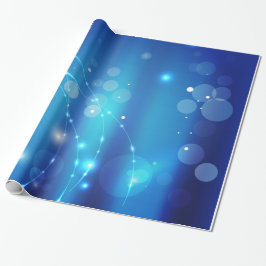 Nieuw Elegant Blue Light Swirl Patroon Cadeaupapier