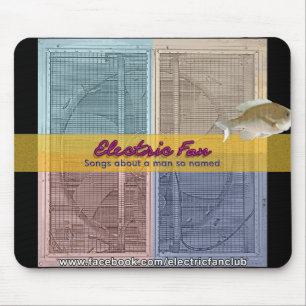 NIEUW! Elektrische Fan Mousepad met vis! Muismat