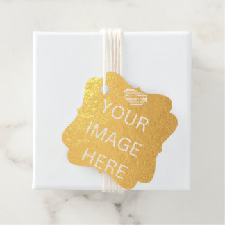 NIEUW! Favor Tag - Echt Folie - Set van 12 Fancy S