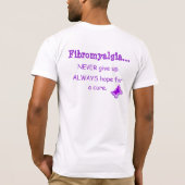 NIEUW! Fibromyalgie Butterflies T-shirt (Achterkant)