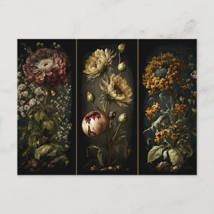 Nieuw  Floral Triptych Briefkaart