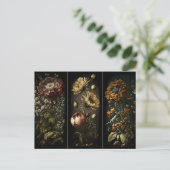 Nieuw  Floral Triptych Briefkaart (Staand voorkant)