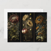 Nieuw  Floral Triptych Briefkaart (Voorkant / Achterkant)
