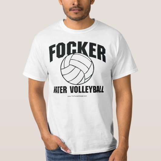 NIEUW! FOCKER WATER VOLLEYBALL T-SHIRT (Voorkant)