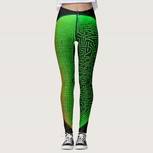 Nieuw gedrukt ontwerp leggings (Voorkant)