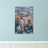 nieuw - geurcityschap canvas afdruk (Insitu (Houten vloer))