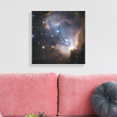 Nieuw gevormde sterren canvas afdruk (Insitu (Woonkamer))