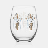 Nieuw Gewijde Priester Pastor Diaken Minister Wijnglas Zonder Voet (Rechts)