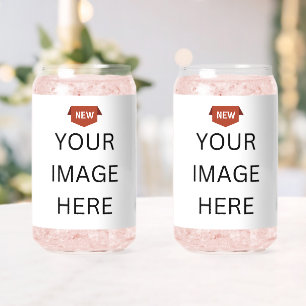 NIEUW! Glas - Kan Vorm - 16 oz - Set van 2