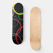 Nieuw golfkleurenskateboard skateboard (Voorkant)