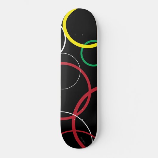 Nieuw golfkleurenskateboard skateboard (Voorkant)