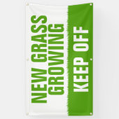 NIEUW GRAS BLIJFT GROEIEN SPANDOEK (Verticaal)