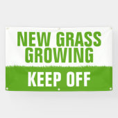 NIEUW GRAS BLIJFT GROEIEN SPANDOEK (Horizontaal)