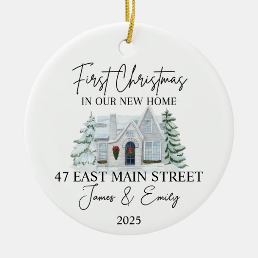 Nieuw Home Ornament, Home Kerst Ornament (Voorkant)