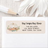 Nieuw Home Pumpkin Retouradres Etiket (Insitu)