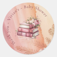 Nieuw Hoofdstuk Begint Bloemige Boeken Baby Shower