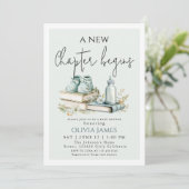 Nieuw hoofdstuk begint Storybook Boy Baby shower Kaart (Staand voorkant)