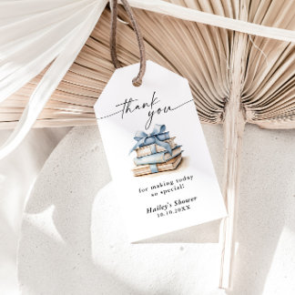 Nieuw Hoofdstuk Begint Wilde Bloem Baby Shower Cadeaulabel
