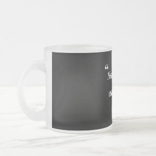 Nieuw hoofdstuk, nieuw avonturen ontwerp door mij matglas koffiemok