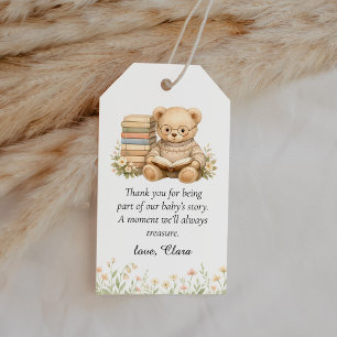 Nieuw Hoofdstuk Verhalenboek Baby Shower Bedankt F Cadeaulabel