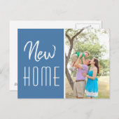 Nieuw huis aangepaste foto adreswijziging aankondigingskaart (Voorkant / Achterkant)