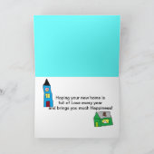 Nieuw huis Congrats Kaart (Binnen)