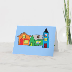 Nieuw huis Congrats Kaart