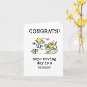 Nieuw huis, Housewarming kaart, Sarcasme, Grappig Kaart (Gele Bloem)