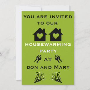 Nieuw huis huis verwarming welkom feestdagenkaart