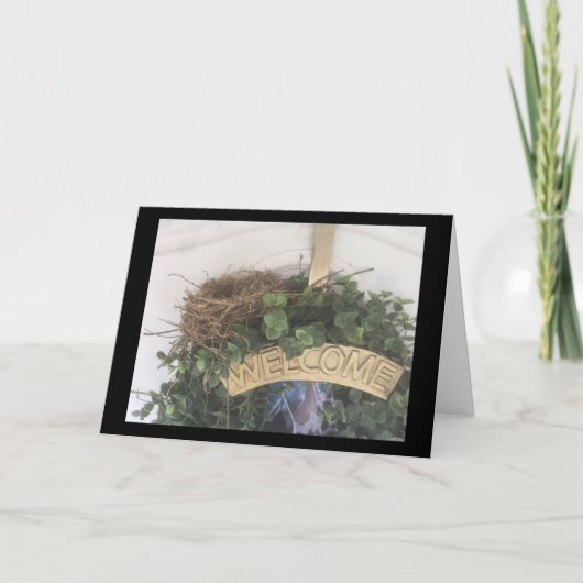 Nieuw huis kaart (Voorkant)