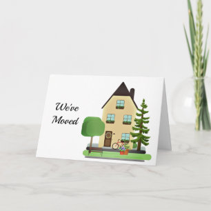 Nieuw huis / Nieuwe adresaankondigingskaart Kaart