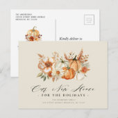 Nieuw Huis Thanksgiving bewegend Briefkaart (Voorkant / Achterkant)