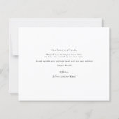 Nieuw huisadres We hebben de aankondiging Kaart ve (Achterkant)