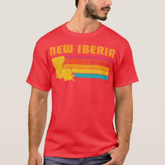 Nieuw Iberia noodlijdend souvenir T-shirt