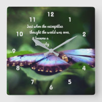 Nieuw Inspirerend citaat beginnings Butterfly