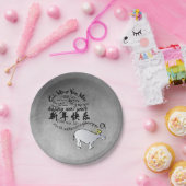 Nieuw jaar 2021 van de Chinese Chinese Ox Lunar Papieren Bordje (Feest)