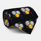 Nieuw jaar ballonstropdas stropdas (Opgerold)