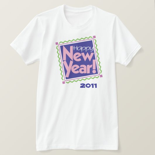 NIEUW JAAR BEKIJKEN T-SHIRT (Design voorkant)