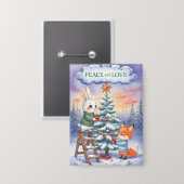 nieuw jaar button (Voorkant / Achterkant)