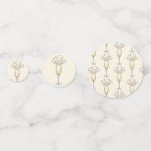 Nieuw jaar Champagne glas Confetti (Voorkanten)