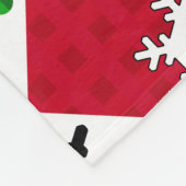 Nieuw jaar, Kerstmis Fleece Deken (Hoek)