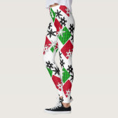 Nieuw jaar, Kerstmis, kerstdecor Leggings (Links)